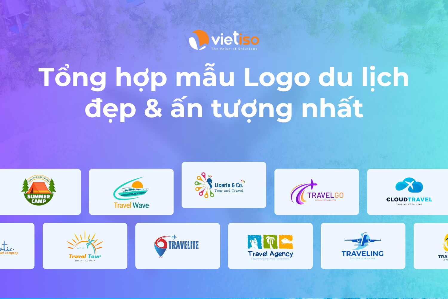 20 mẫu logo du lịch đẹp và những lưu ý khi thiết kế logo ngành du lịch